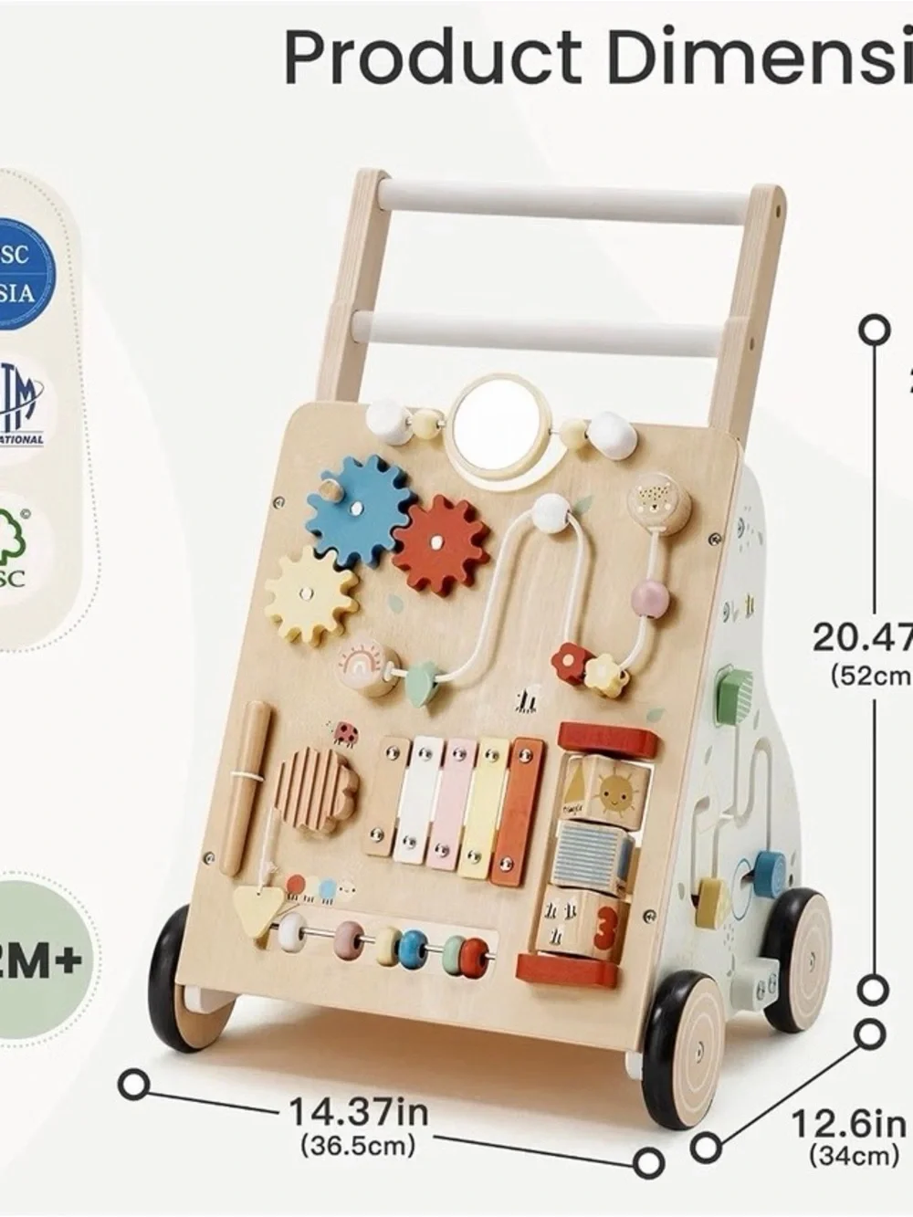 ** LIKE NEW ** Wooden Activity Walker